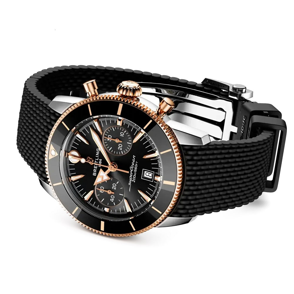 Breitling Superocean Heritage B01 Chronograph 42, Stainless Steel, 18k Red Gold and Ceramic, 42mm, Ref# UB0156H11B1S1, Main view