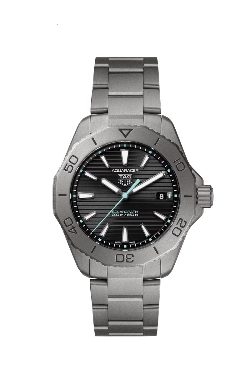 TAG Heuer Aquaracer Professional 200 Solargraph, Titanium, 40mm, Ref# WBP1180.BF0000