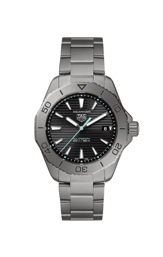 TAG Heuer Aquaracer Professional 200 Solargraph, Titanium, 40mm, Ref# WBP1180.BF0000