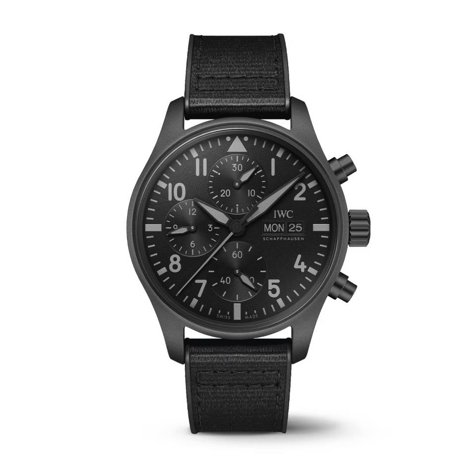 Unworn IWC Pilot's Watch Chronograph 41 Top Gun Ceratanium®, 41mm, Ref# IW388106, box and papers