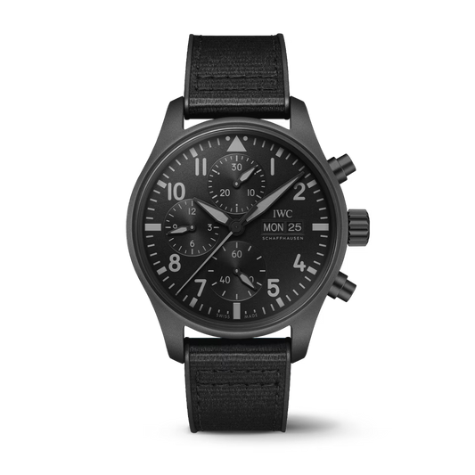 Unworn IWC Pilot's Watch Chronograph 41 Top Gun Ceratanium®, 41mm, Ref# IW388106, box and papers
