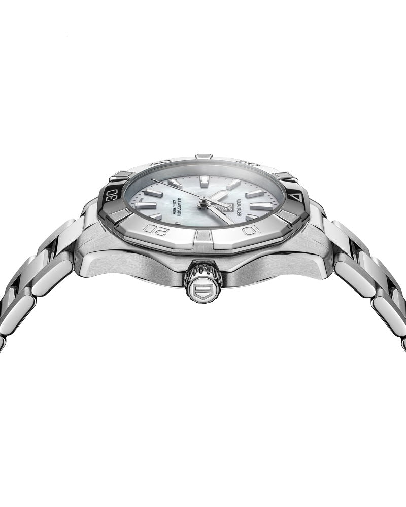 TAG Heuer Aquaracer Professional 200 Solargraph, Stainless Steel, 34mm, Ref# WBP1312.BA0005, Side
