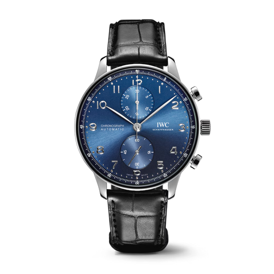 Unworn IWC Portugieser Automatic Chronograph, Stainless steel, 41 mm, Ref# IW371606