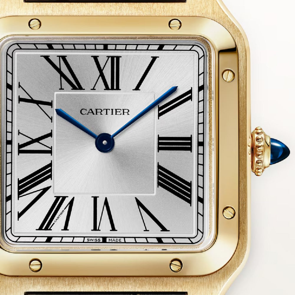 Cartier Santos-Dumont de Cartier, 18k Yellow Gold, 43.5mm x 31.4mm, Ref# WGSA0139, Dial