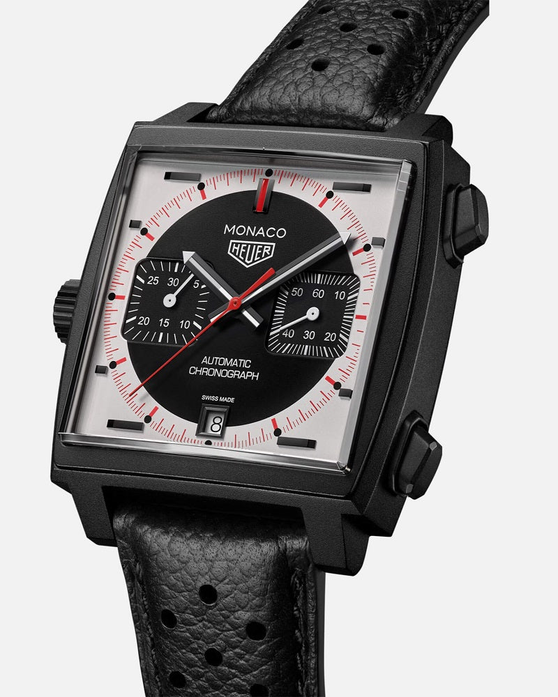 TAG Heuer Monaco Chronograph Stopwatch Limited Edition, Ref# CAW218F.FC6356, Main view