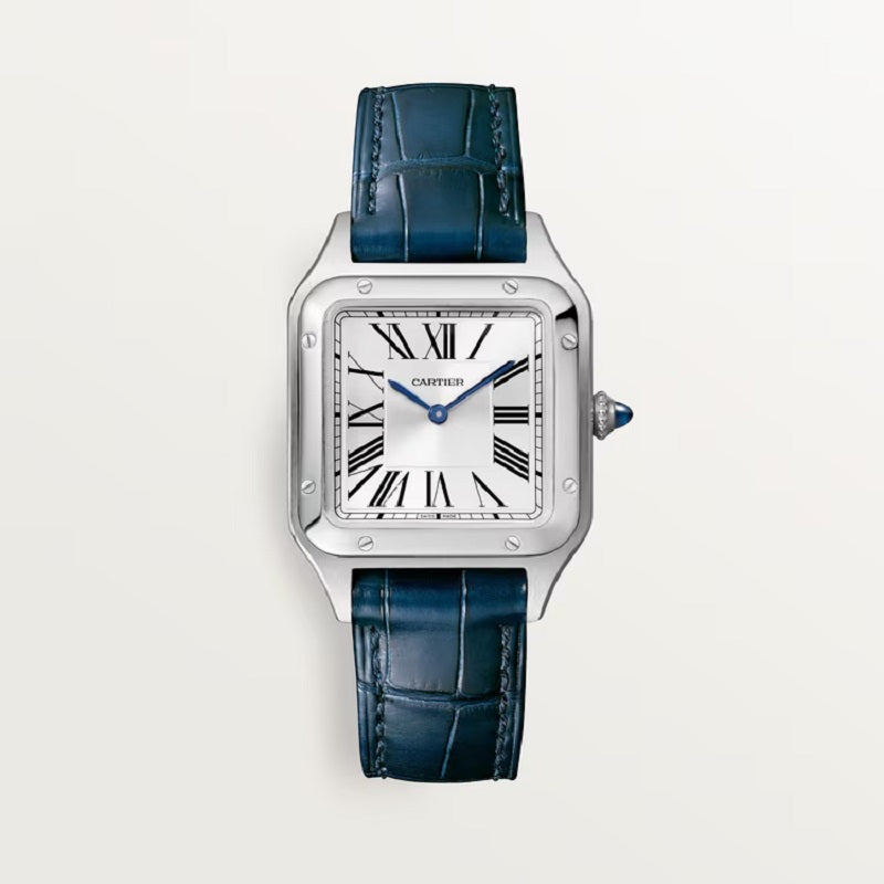 Cartier Santos-Dumont de Cartier, Stainless Steel, 38mm x 27.5mm, Ref# WSSA0086