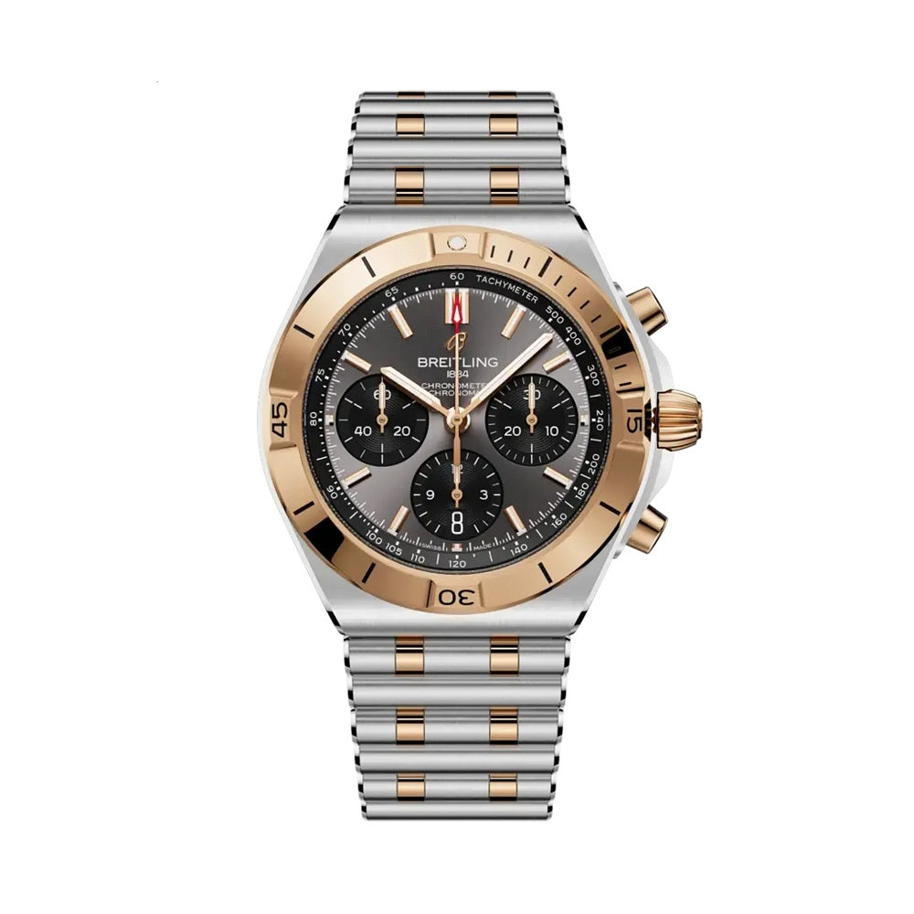 Breitling Chronomat B01 Chronograph 42, Stainless steel and 18k Red Gold, Ref# UB0158101B1U1
