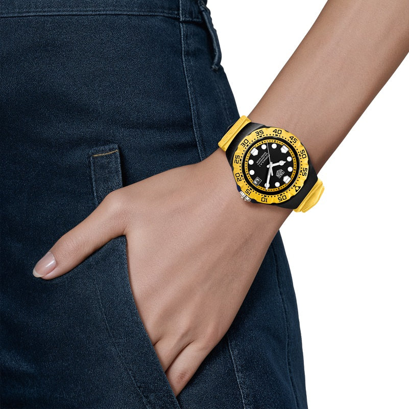 TAG Heuer Formula 1 Solargraph Limited Edition, Stainless Steel, TH-Polylight, 38mm, Ref# WBY1117.FT8087, Watch on hand
