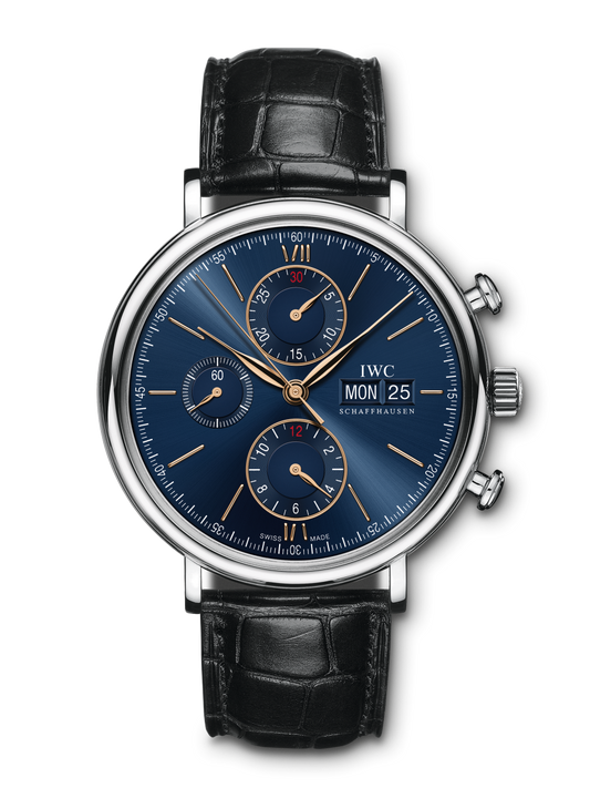 Unworn IWC Portofino Chronograph, Stainless Steel, 42mm, Ref# IW391036