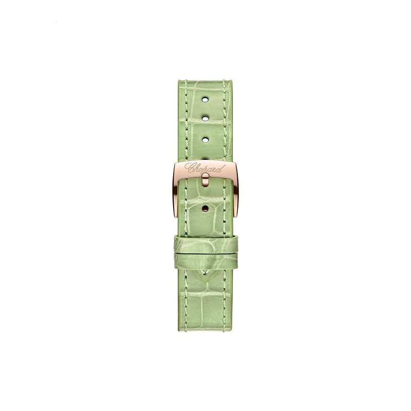 Chopard Happy Sport, 18k Rose Gold, 5 floating diamonds, 30mm, Ref# 274893-5016, Clasp
