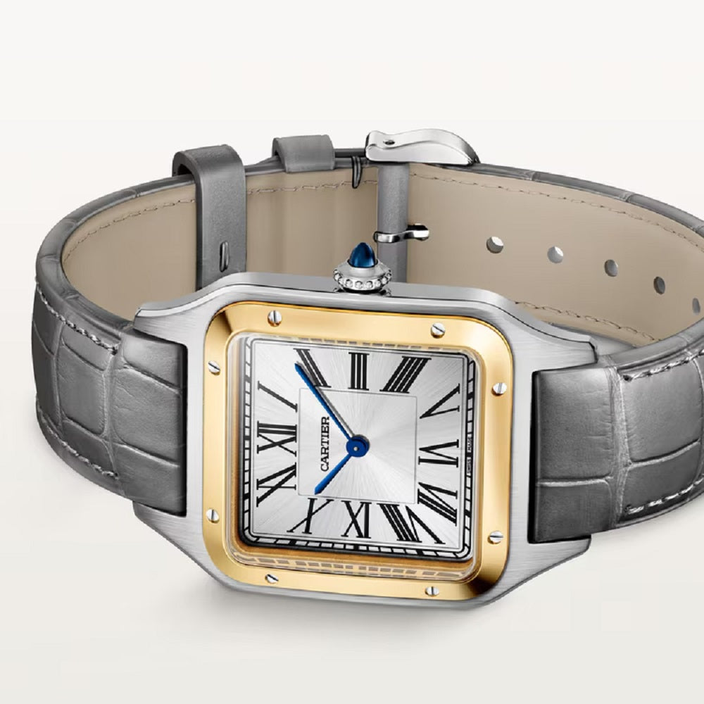 Cartier Santos-Dumont de Cartier, Stainless Steel and 18k Yellow Gold, 43.5mm x 31.4mm, Ref# W2SA0046, Main view