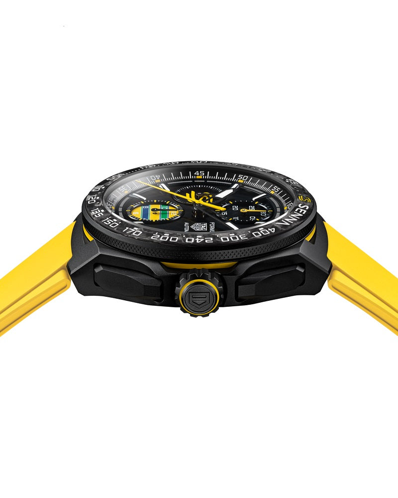 TAG Heuer Formula 1 Chronograph x Senna Special Edition, Titanium, 44mm, Ref# CBZ2081.FT8092, Side