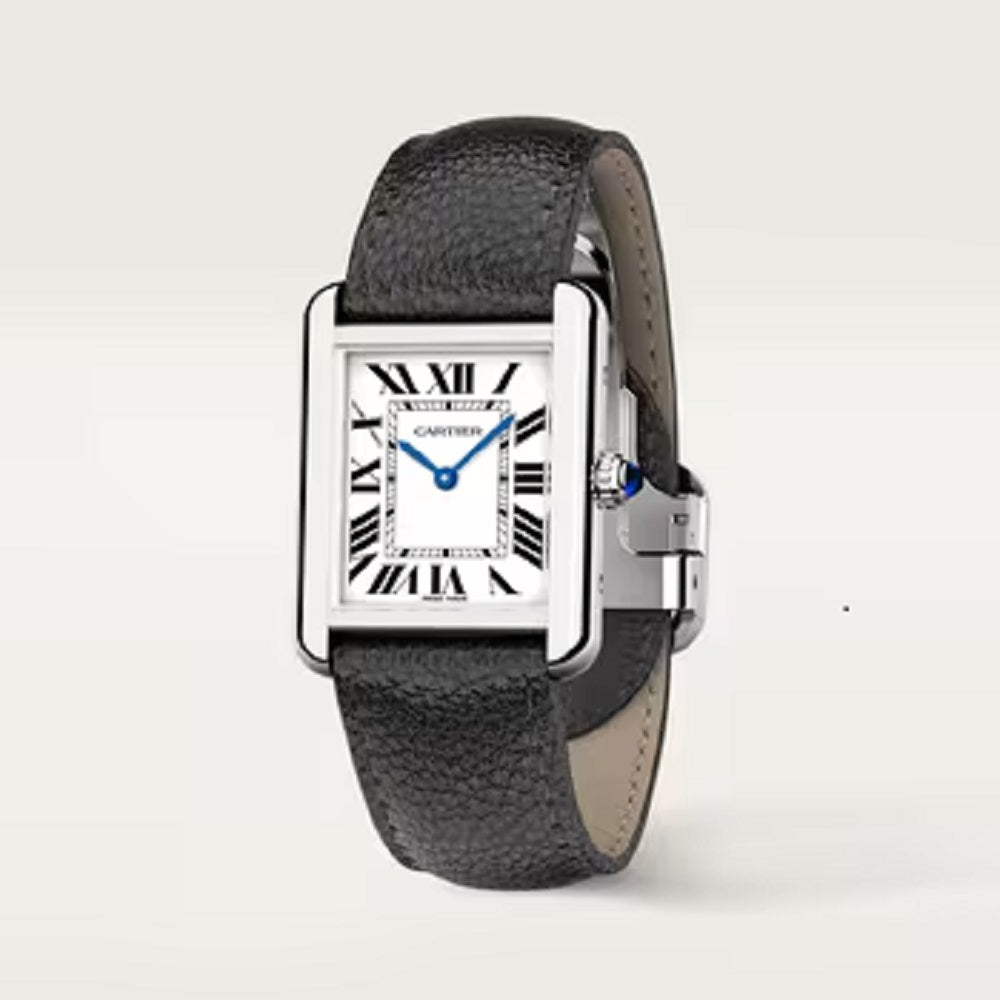Cartier Tank Solo, Large Stainless Steel, 34.8mm x 27.4mm, Ref# WSTA0028, Main vew