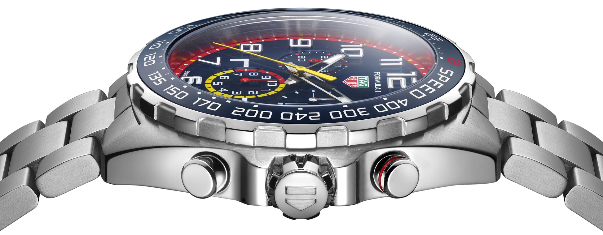 Unworn TAG Heuer Formula 1 Chronograph x Red Bull Racing Special Edition, Stainless Steel, 43mm, Ref# CAZ101AL.BA0842, Right
