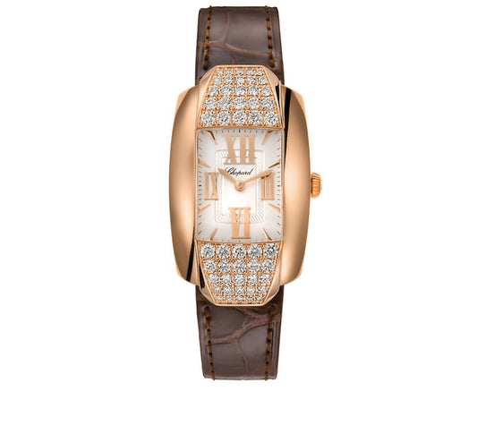 Unworn Chopard La Strada, 18k Rose Gold and Diamonds, Quartz, 44.8mm x 26.1mm, Ref# 419399-5001