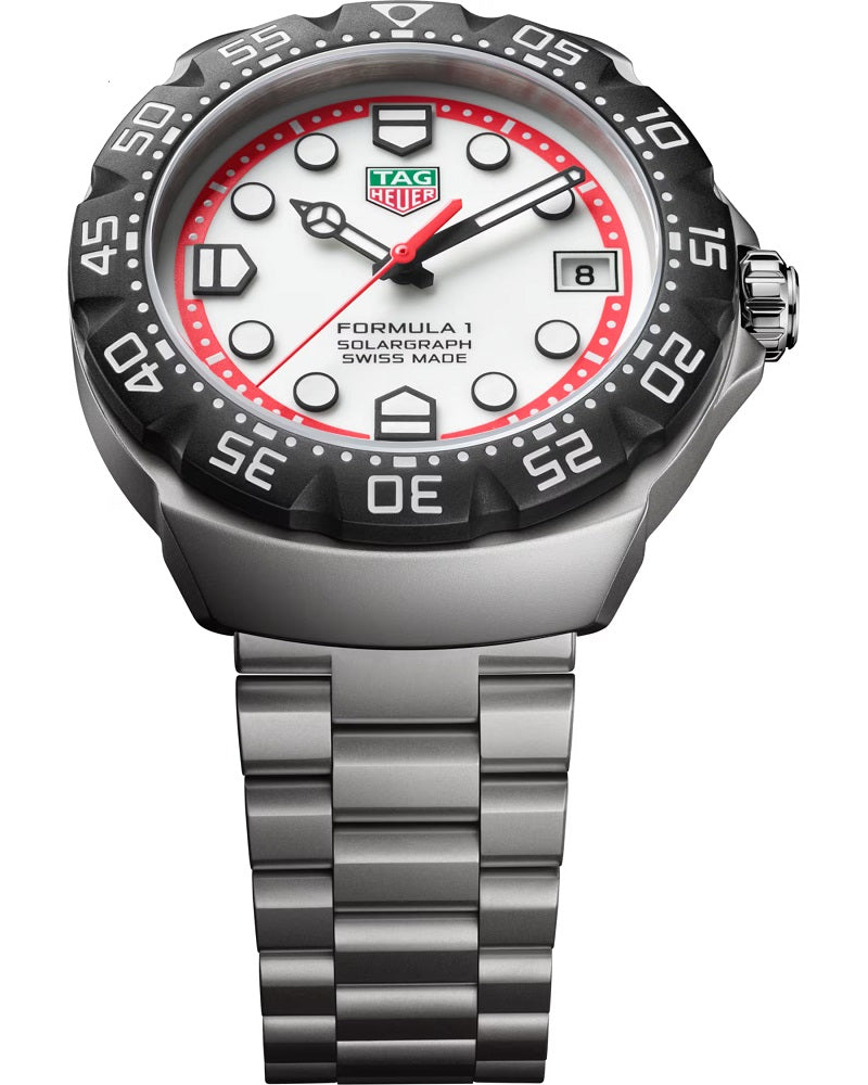 TAG Heuer Formula 1 Solargraph, Stainless Steel, 41mm, Ref# WBY1111.BA0042, Bracelet