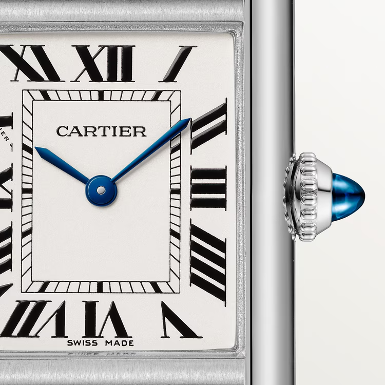 Unworn Cartier Tank Must de Cartier, Small Stainless Steel, 29.5mm x 22mm, Ref# WSTA0107, Dial