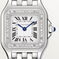 Unworn Cartier Panthère de Cartier Small, Stainless Steel, Diamonds, 23mm x 30mm, Ref# W4PN0016, Dial