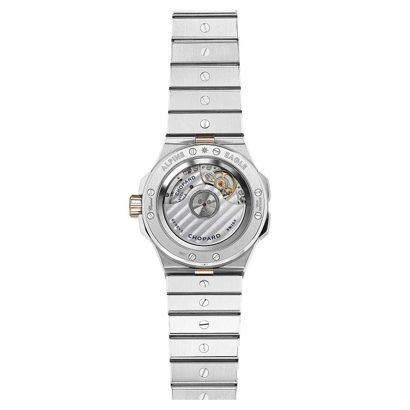 Chopard Alpine Eagle 33, 18k ethical Rose Gold and Lucent Steel™, 33mm, Ref# 298617-6001,  Back