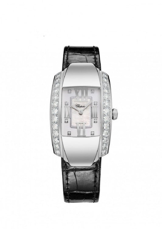 Unworn Chopard La Strada, 18k White Gold and Diamonds, Quartz, 44.8mm x 26.1mm, Ref# 419402-1004