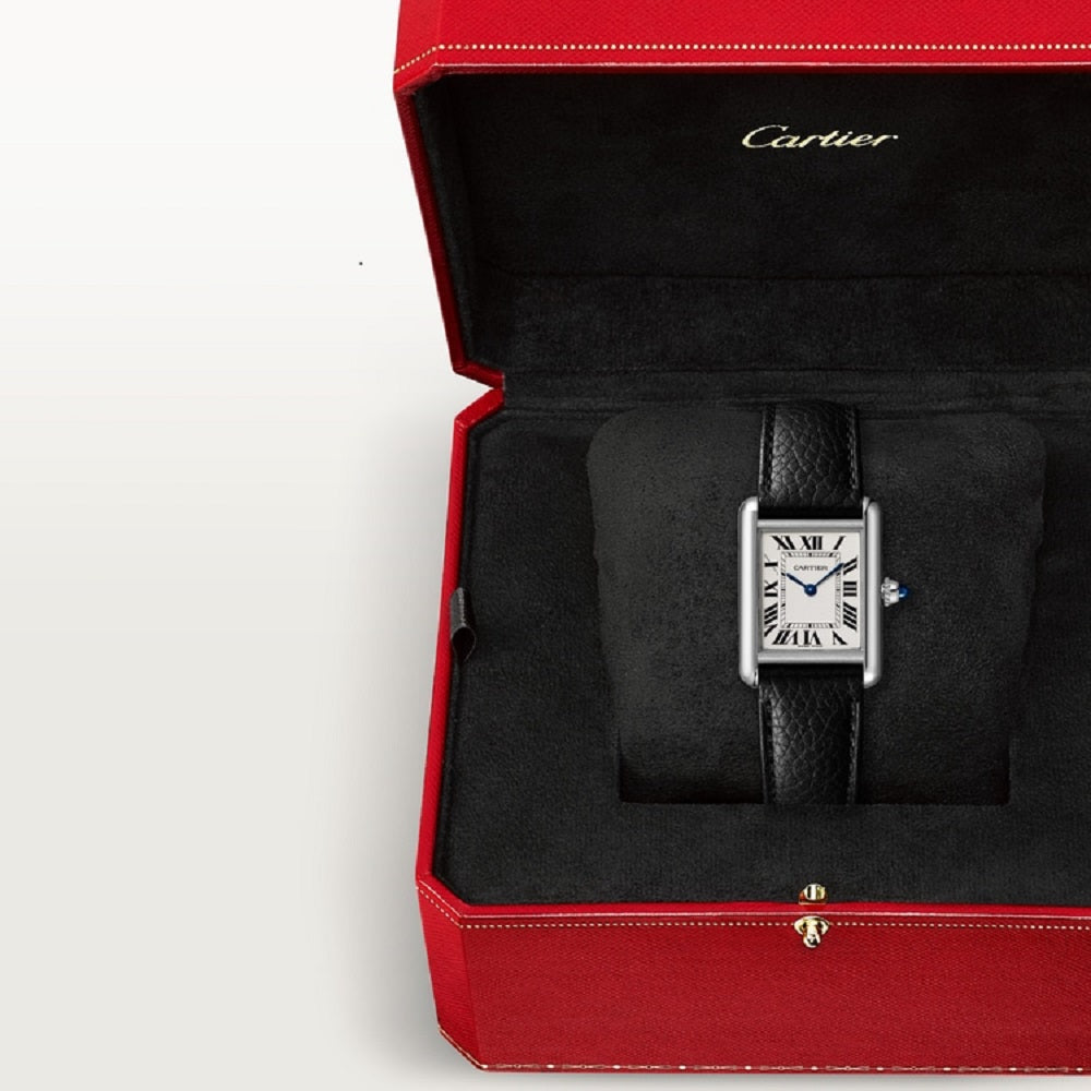Cartier Tank Must de Cartier, Small Stainless Steel, 29.5mm x 22mm, Ref# WSTA0135, Watch in box
