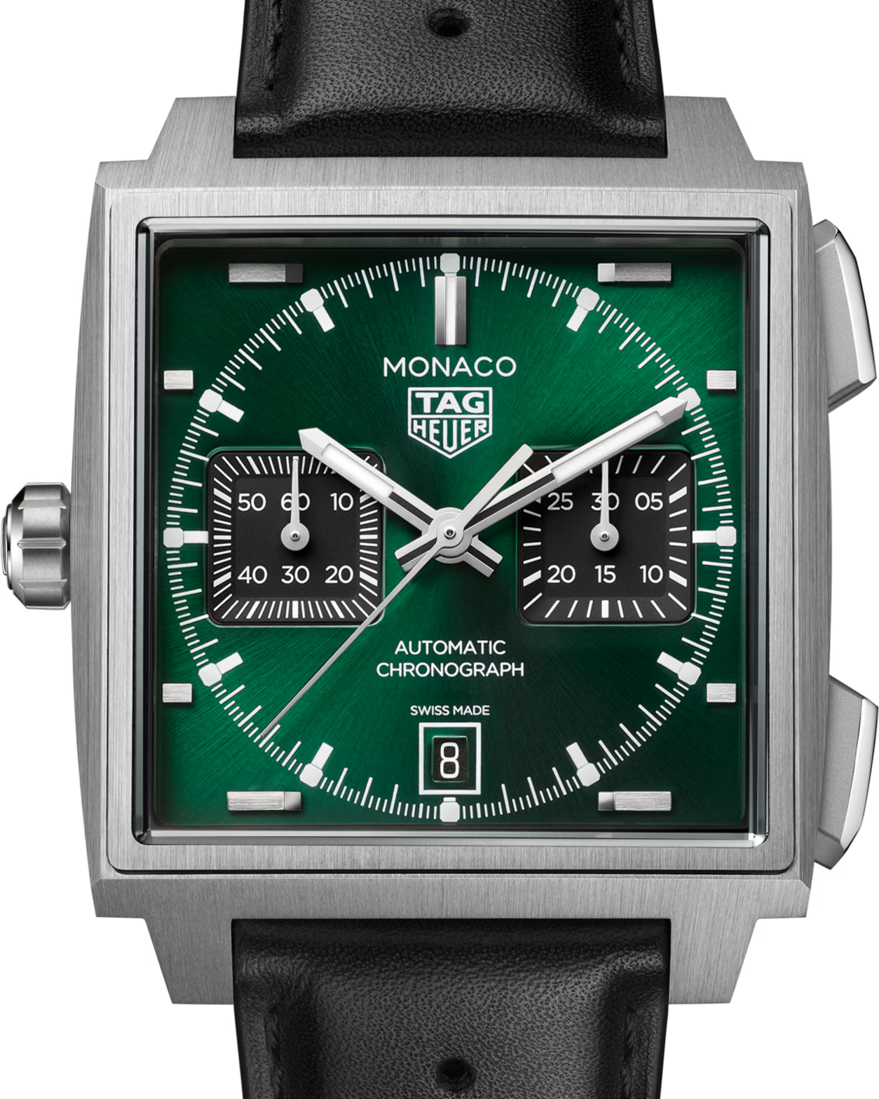 TAG Heuer Monaco Chronograph Automatic 39mm Titanium, Ref# CDW2180.FC8360, Dial