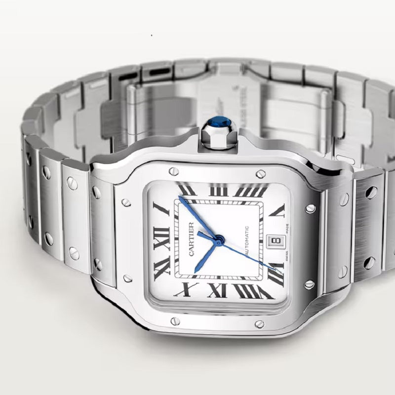 Cartier Santos de Cartier, Stainless Steel, 39.8mm, Ref# WSSA0018, Main view