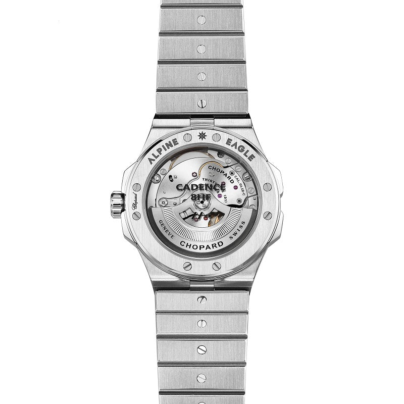 Chopard Alpine Eagle Cadence 8HF, Titanium, 41mm, Ref# 298600-3020, Back