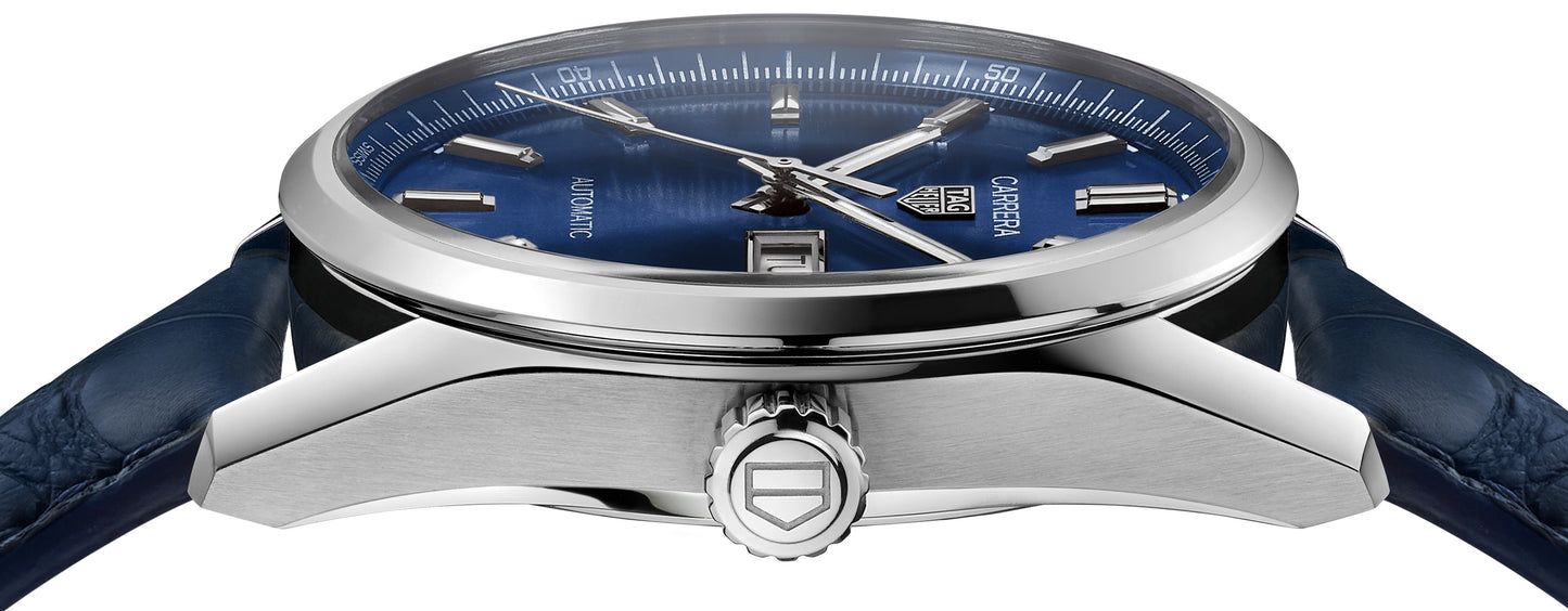 TAG Heuer Carrera Calibre 5 Day-Date, Stainless Steel, 41mm, Ref# WBN2012.FC6502, Side