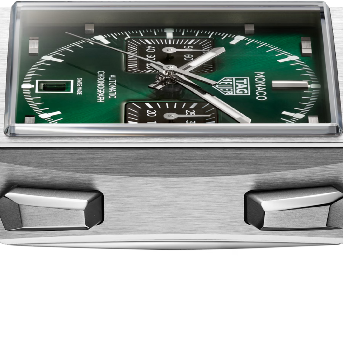 TAG Heuer Monaco Chronograph Automatic 39mm Titanium, Ref# CDW2180.FC8360, Buttons
