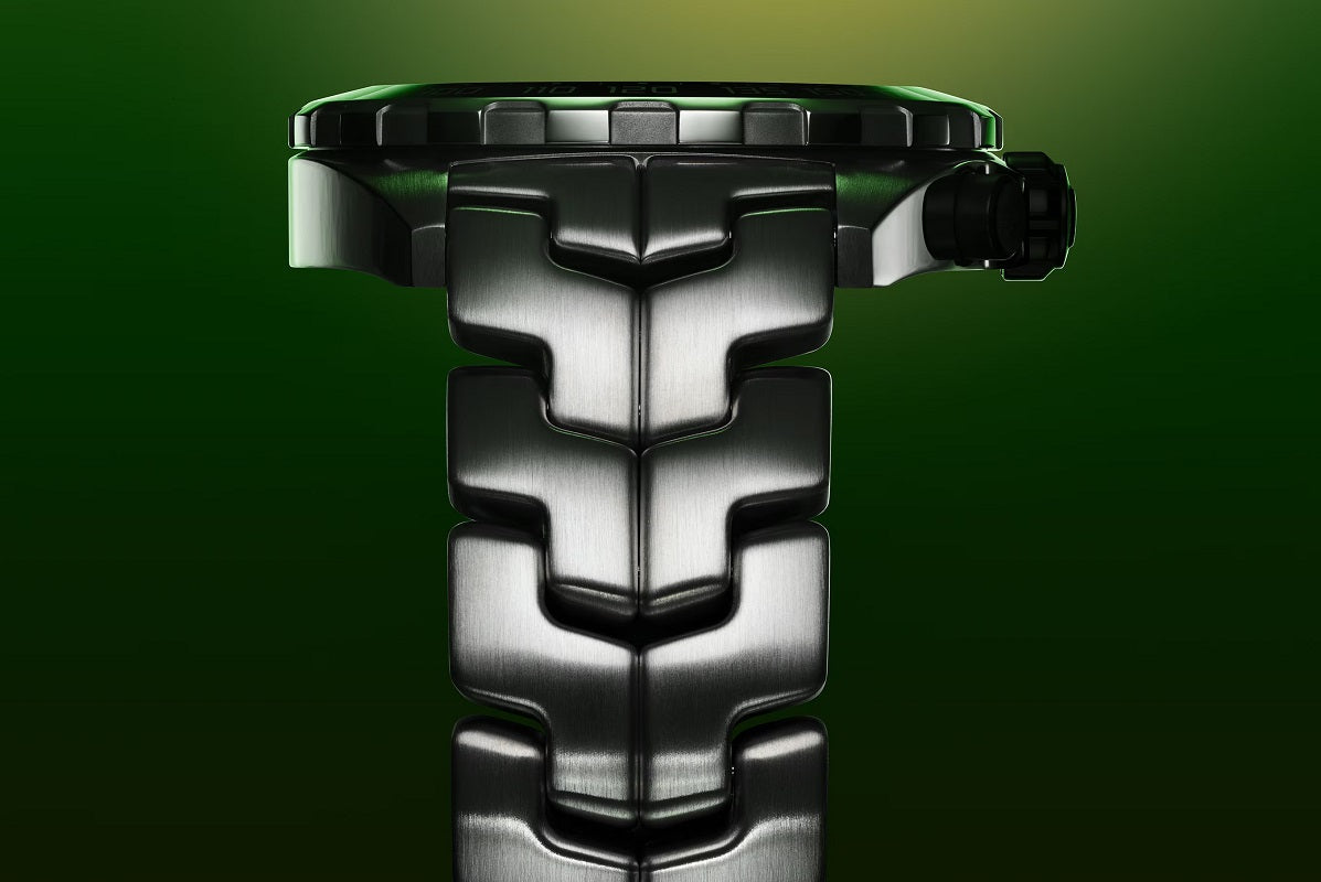 TAG Heuer Formula 1 Chronograph x Senna, Stainless Steel, 43mm, Ref# CAZ101AX.BA0637, Bracelet