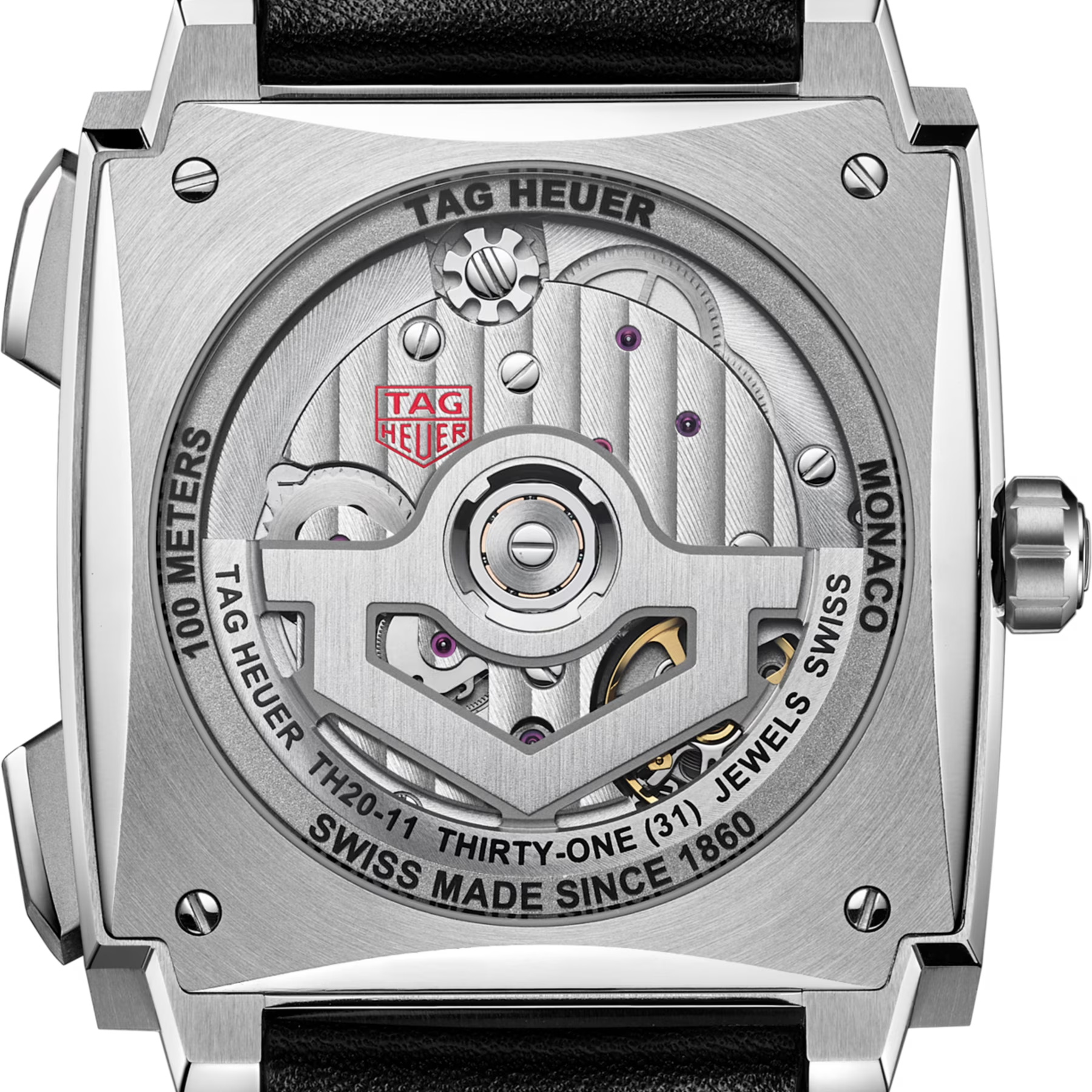 TAG Heuer Monaco Chronograph Automatic 39mm Titanium, Ref# CDW2180.FC8360, back