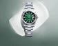 Rolex Datejust 41, Oystersteel and 18k White Gold, Green ombré dial, Fluted Oyster, Ref# 126334-0033, Main view