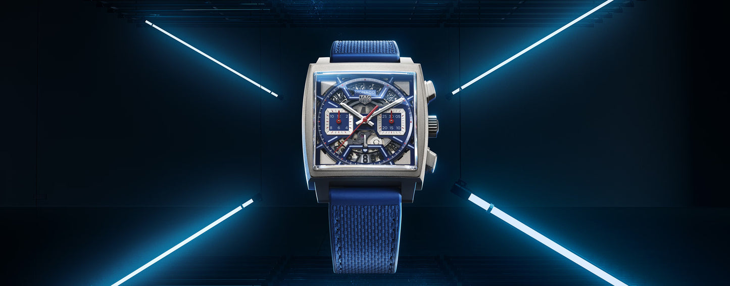TAG Heuer Monaco Chronograph Skeleton, Titanium, Automatic, 39mm, Ref# CBL2182.FT6235, main view