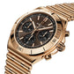 Breitling Chronomat B01 Chronograph 42, 18k Red Gold, Ref# RB0158101Q1R1, Dial