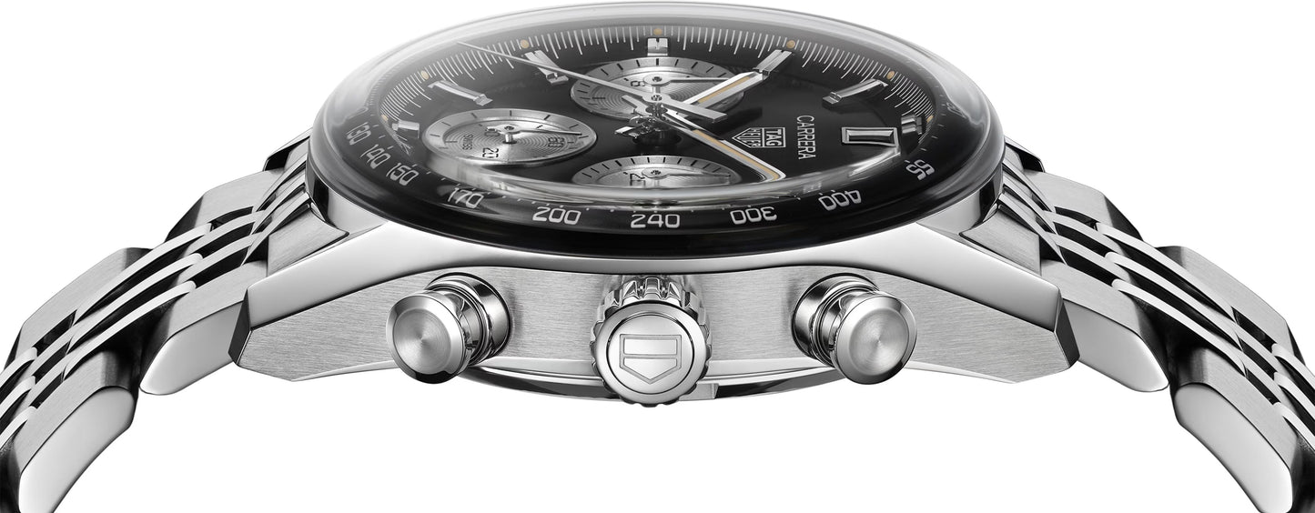 TAG Heuer Carrera Chronograph, Stainless Steel, 39mm, Ref# CBS2210.BA0048, Side