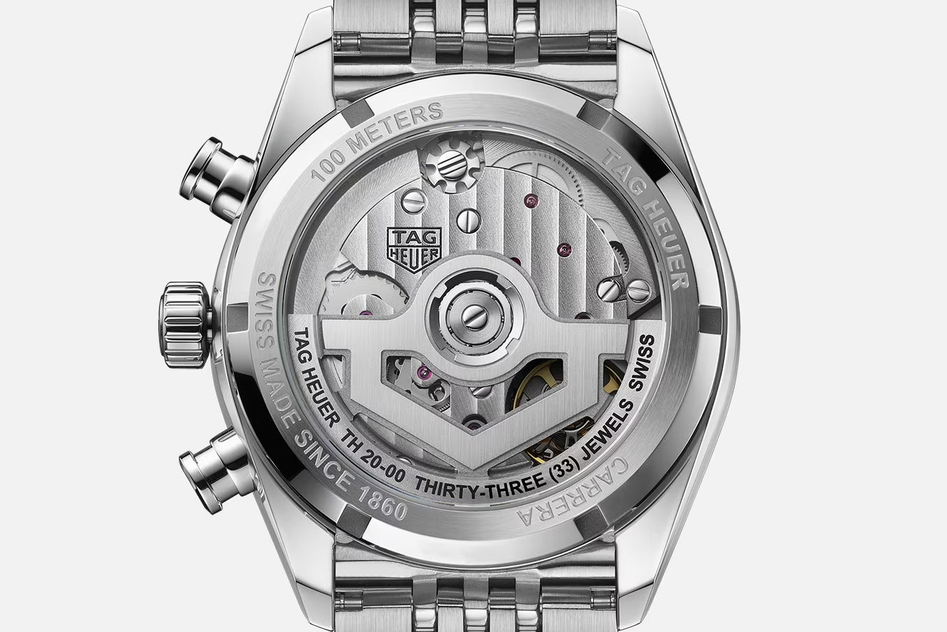 TAG Heuer Carrera Chronograph, Stainless Steel, 39mm, Ref# CBS2211.BA0048, Back