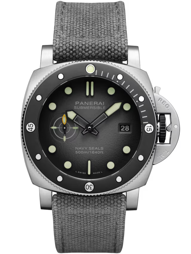 Panerai Submersible NAVY SEALs, Stainless Steel and Ceramic, 44mm, Ref# PAM01738, 1