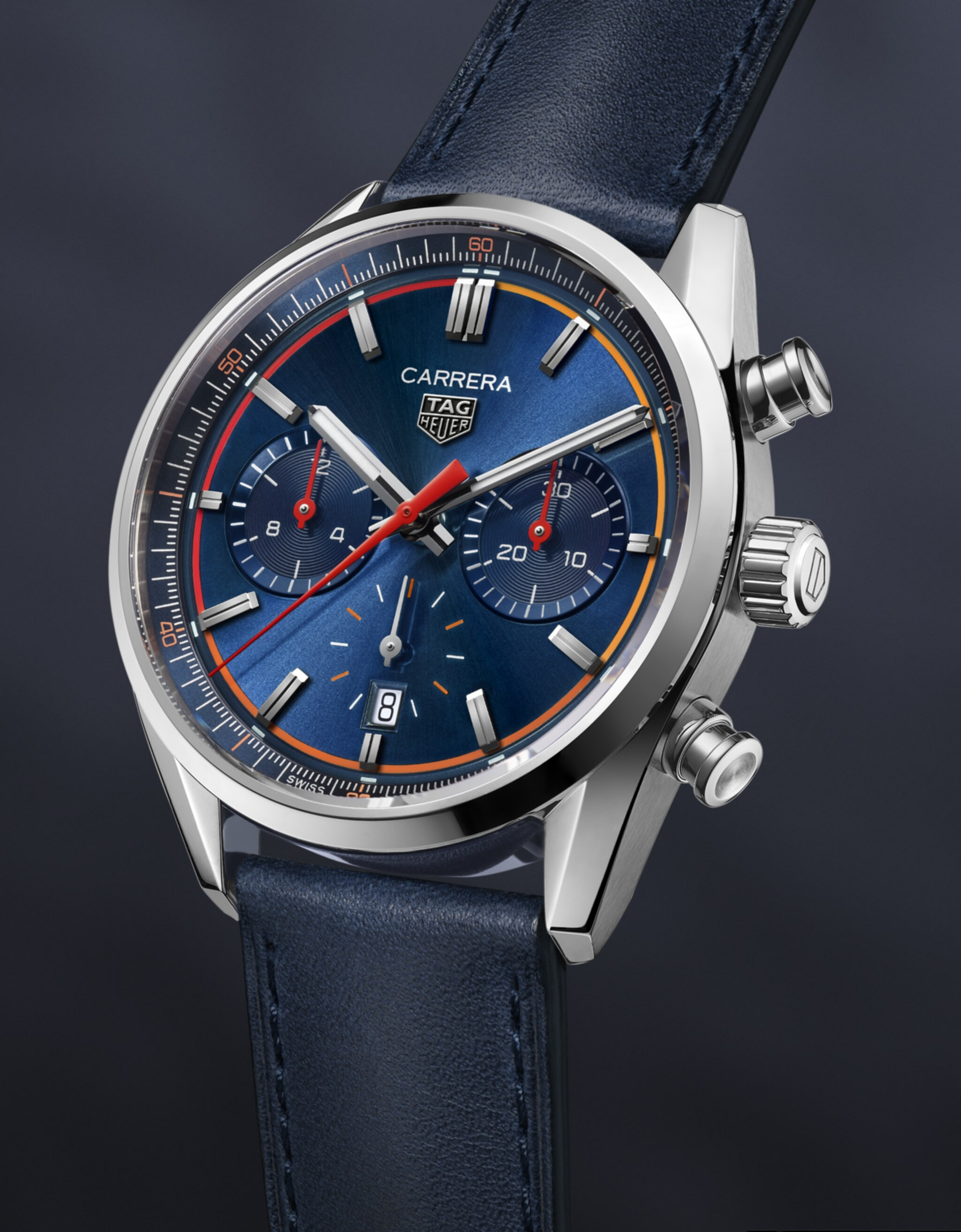 TAG Heuer Carrera Chronograph, Stainless Steel, 42mm, Ref# CBN201D.FC6543, Main view 1