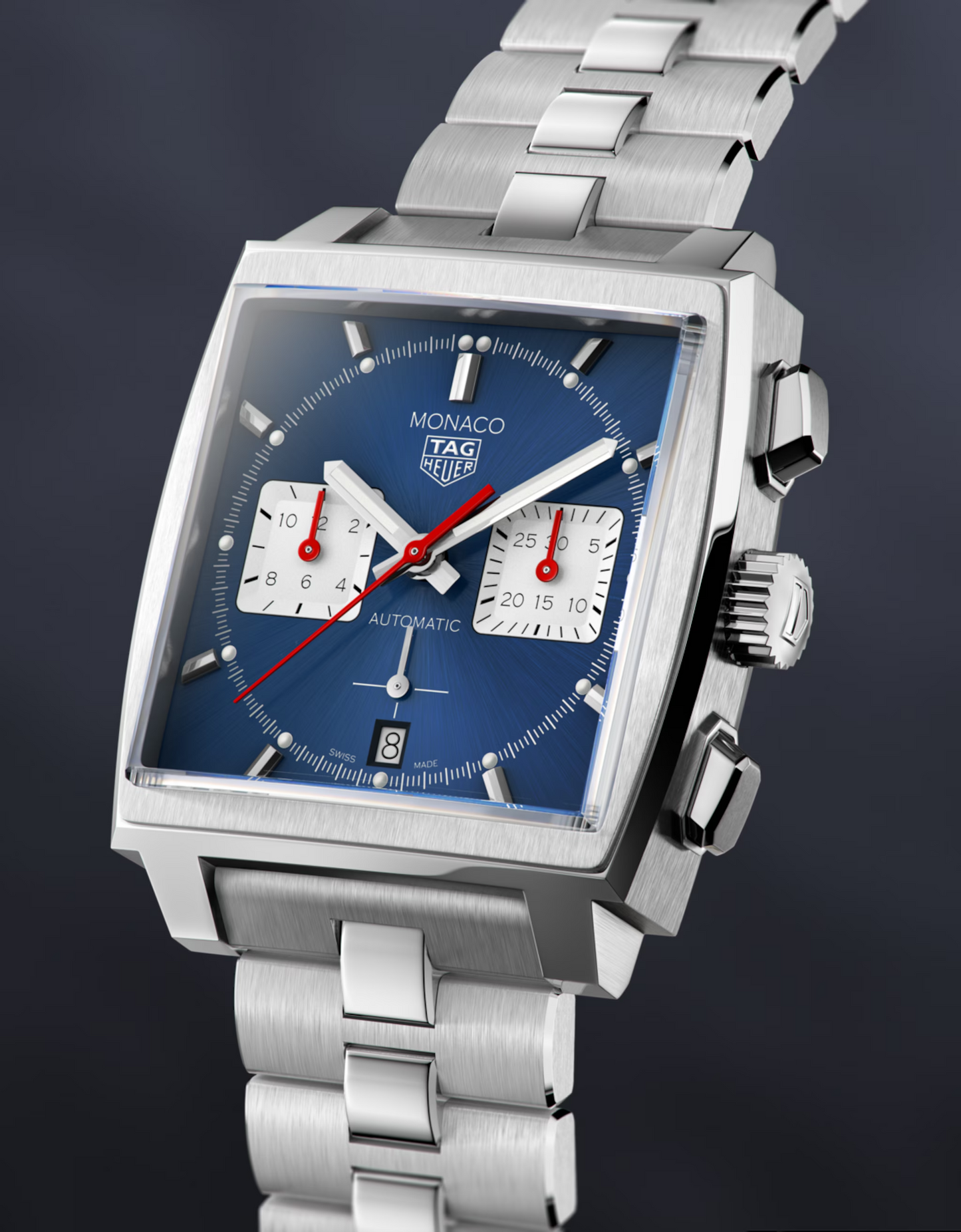 TAG Heuer Monaco Chronograph Automatic, Stainless Steel, 39mm, Ref# CBL2111.BA0644, Main view
