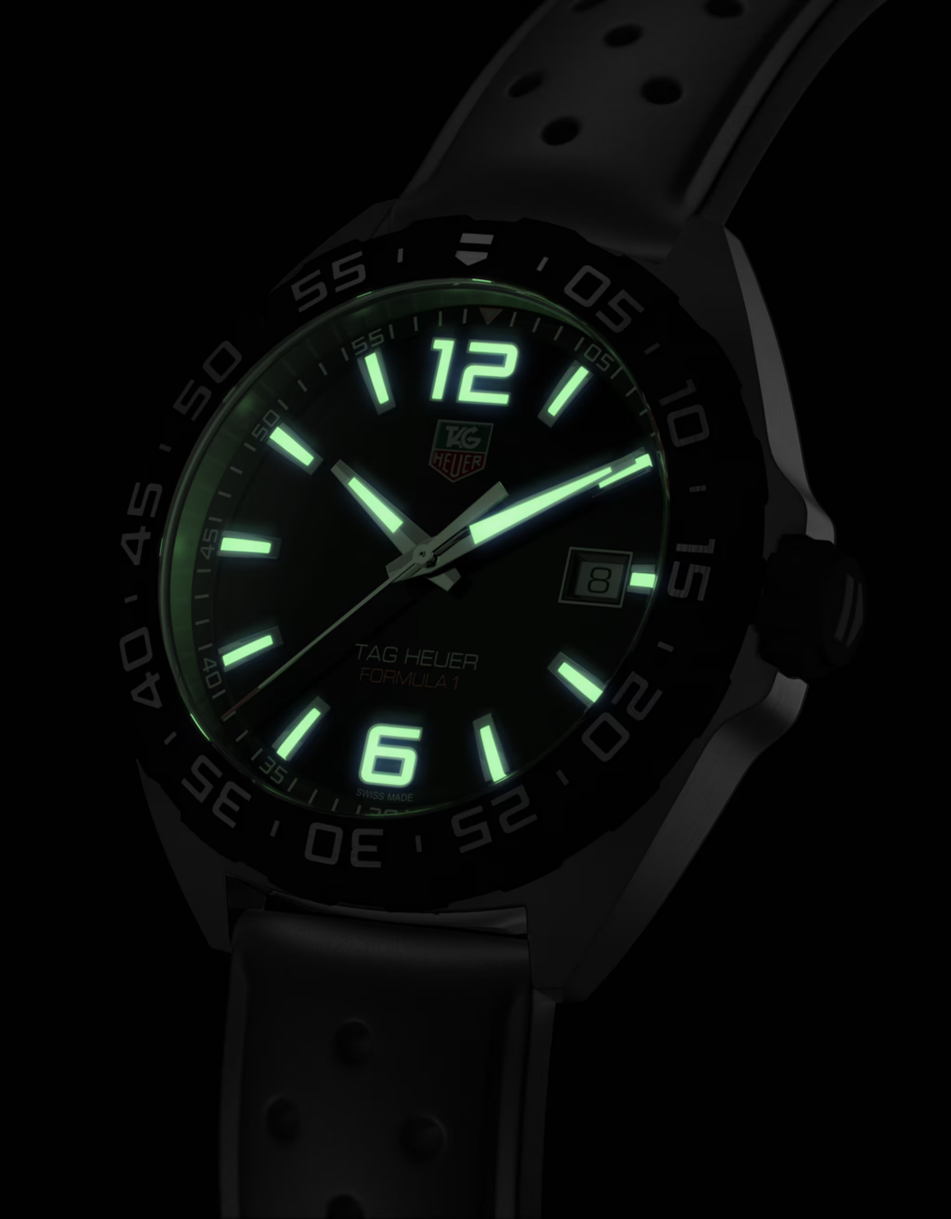 TAG Heuer Formula 1 Date, Stainless Steel, 41mm, Ref# WAZ1110.FT8023,  Luminous