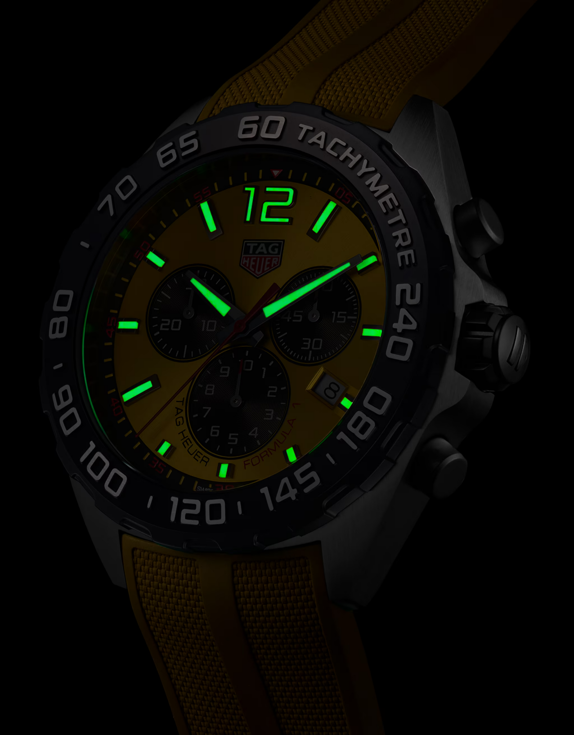TAG Heuer Formula 1 Chronograph, Stainless Steel, 43mm, Ref# CAZ101AM.FT8054, Luminous