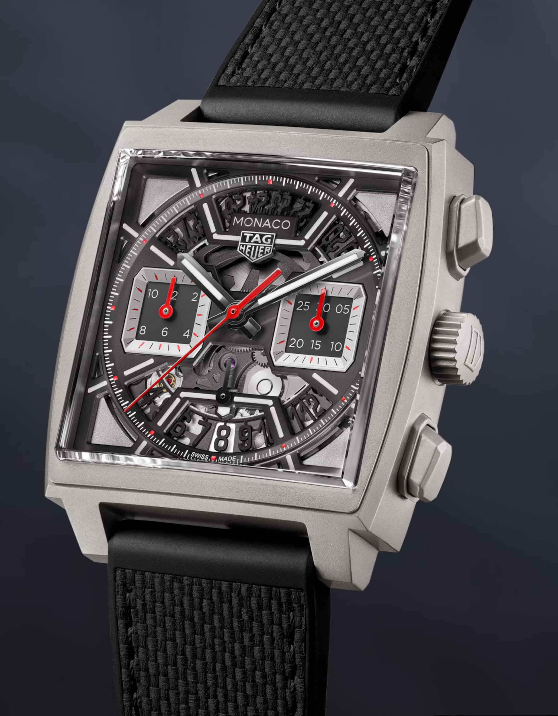 TAG Heuer Monaco Chronograph Skeleton, Titanium, Automatic, 39mm, Ref# CBL2183.FT6236, Main view 1