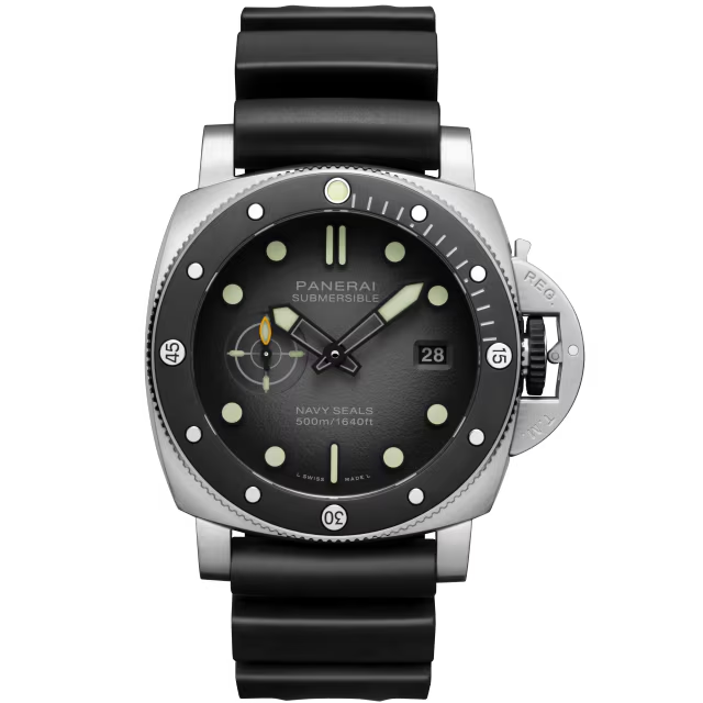 Panerai Submersible NAVY SEALs, Stainless Steel and Ceramic, 44mm, Ref# PAM01738