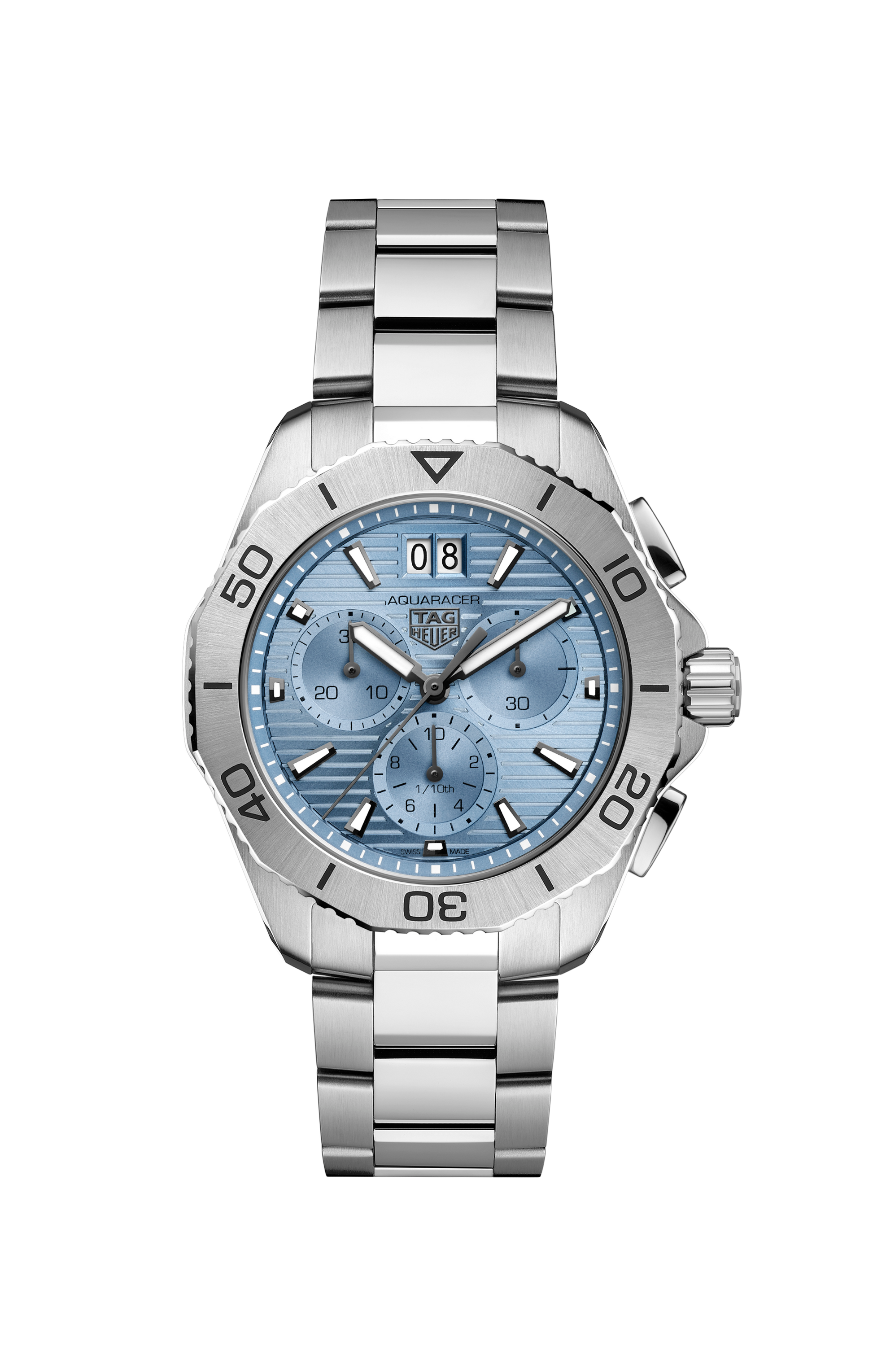 Unworn TAG Heuer Aquaracer Professional 200 Chronograph 40, Stainless Steel, Ref# CBP1112.BA0627