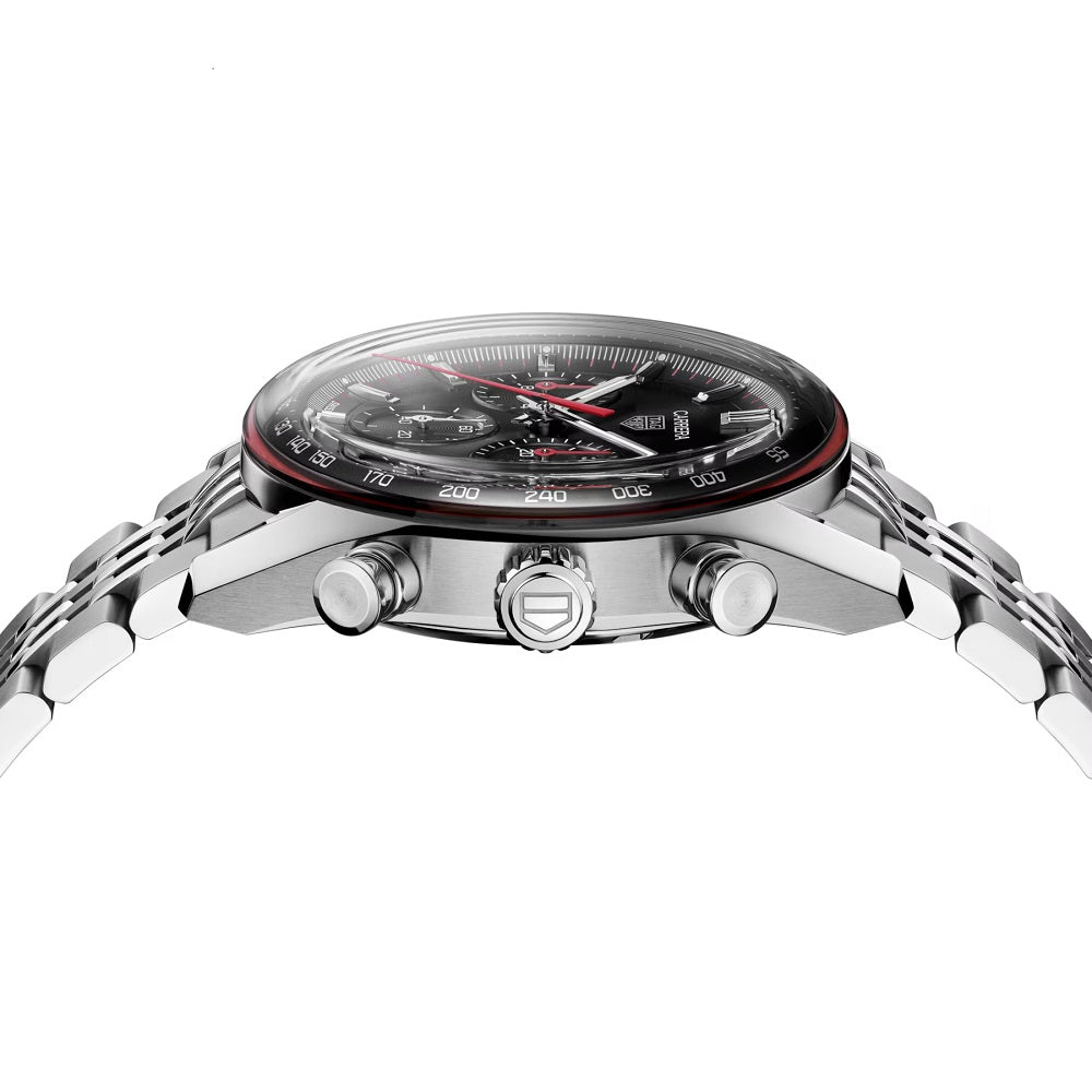Unworn TAG Heuer Carrera Chronograph, Stainless Steel, 41mm, Ref# CBS2114.BA0053, Side