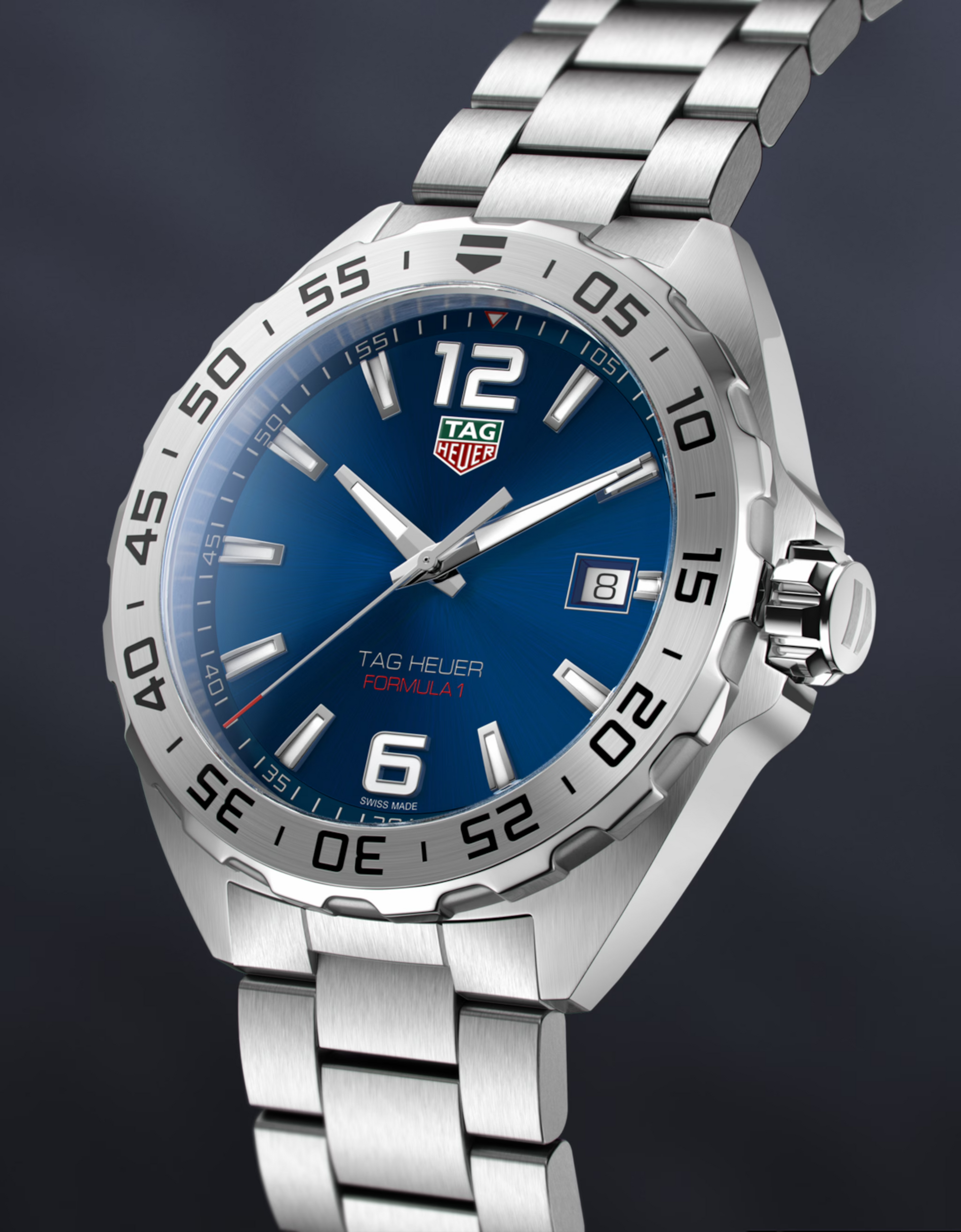 TAG Heuer Formula 1 Date, Stainless Steel, 41mm, Ref# WAZ1118.BA0875, Main view