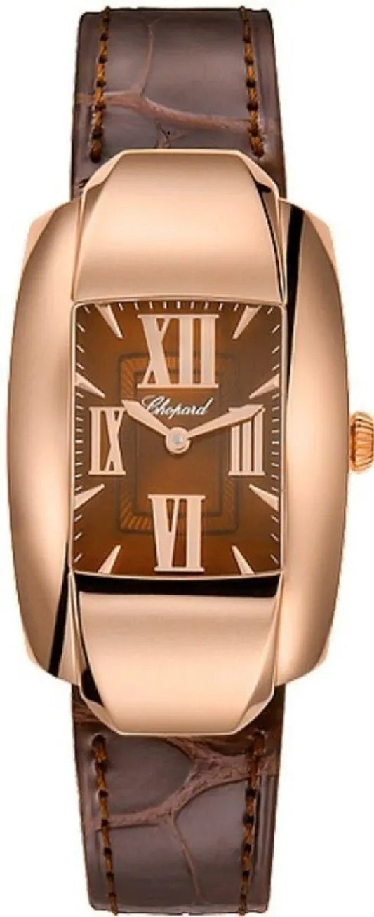 Unworn Chopard La Strada Quartz, 18k Rose Gold, 44.8mm x 26.1mm, Ref# 419255-5002