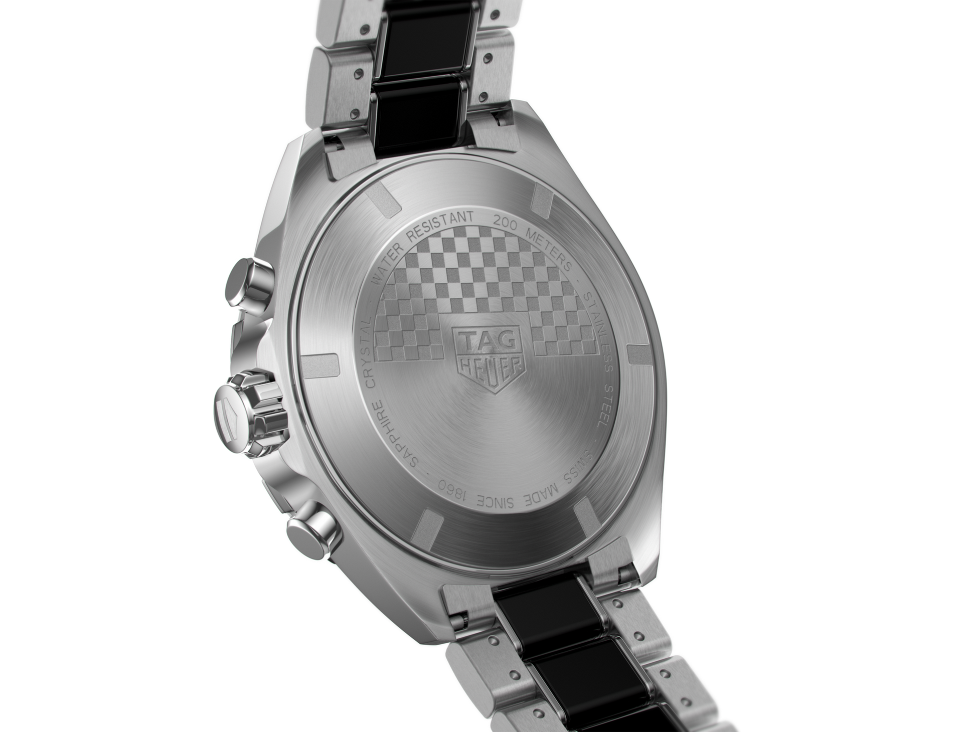 Unworn TAG Heuer Formula 1 Chronograph, Stainless Steel, Ceramic, 43mm, Ref# CAZ1011.BA0843, Back