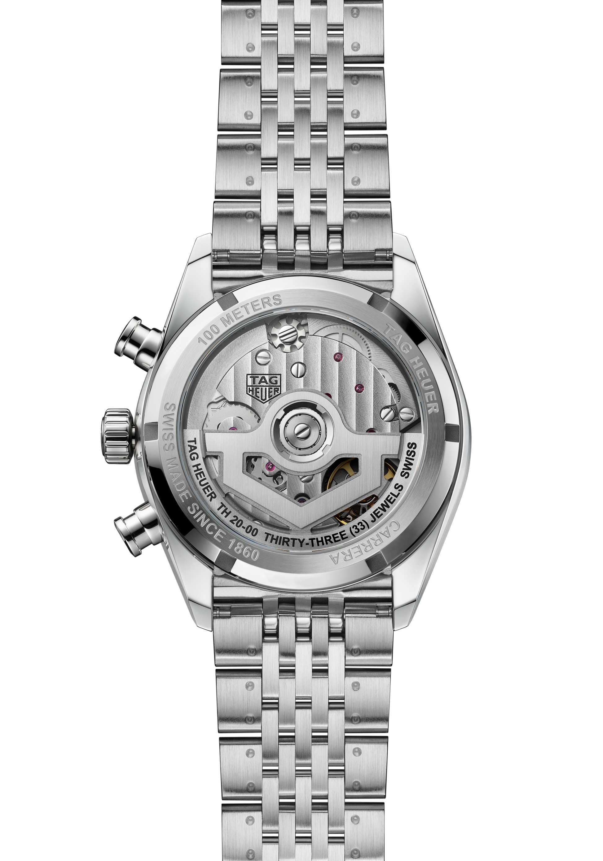 TAG Heuer Carrera Chronograph, Stainless Steel, 39mm, Ref# CBS2210.BA0048, Back 1